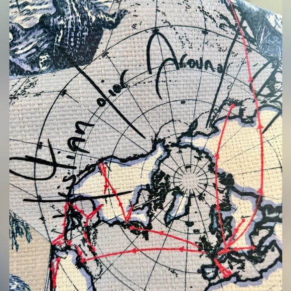 Dior Around the World Raffia Tote Set. Includes Le Baum & LipGlow New SEALED GWP - Picture 4 of 15